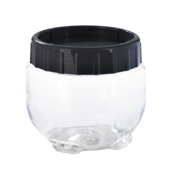 Barattolo Bokolock in PET con coperchio (PET1) - 550 ml - Ø 10 cm - H 9 cm - 36 pezzi
