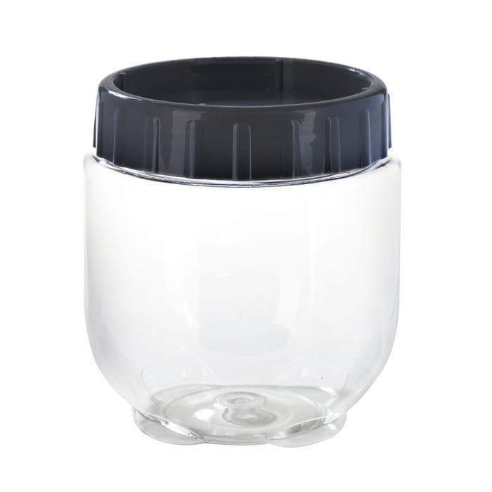 Barattolo Bokolock in PET con coperchio (PET1) - 750 ml - Ø 10 cm - H 11 cm - 24 pezzi