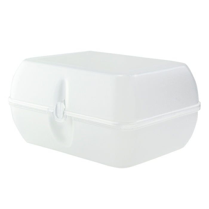 Scatola hamburger in PET riutilizzabile (PP5) - 16 cm x 13 cm x 9 cm - 24 pezzi