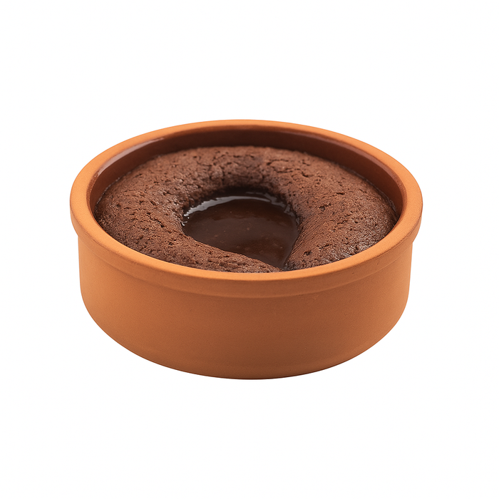Terrina in ceramica smaltata - 70 ml - Ø 7,5 cm - H 3 cm - 4 pezzi
