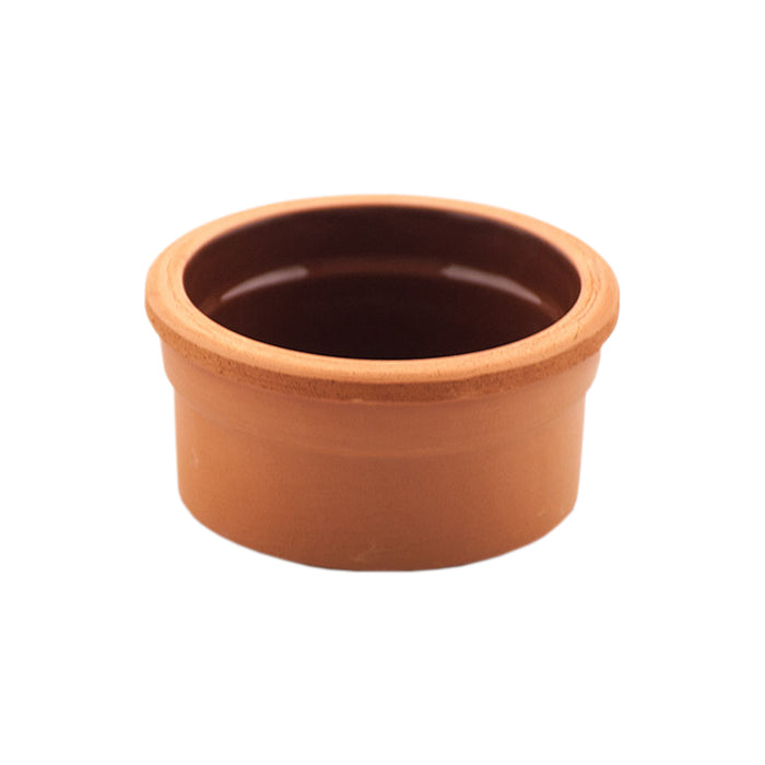 Terrina in ceramica smaltata - 150 ml - Ø 9,5 cm - H 4,5 cm - 48 pezzi
