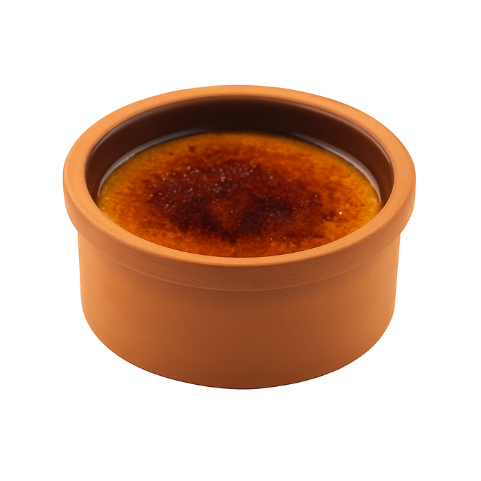 Terrina in ceramica smaltata - 150 ml - Ø 9,5 cm - H 4,5 cm - 48 pezzi