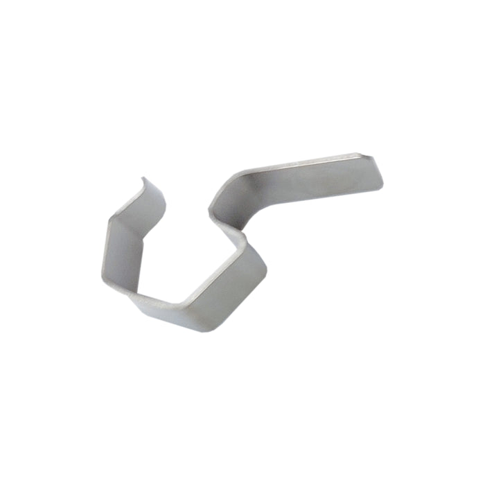 Clip in acciaio inox per barattolo (42) - 3 cm x 1,5 cm x 0,1 cm - 12 pezzi