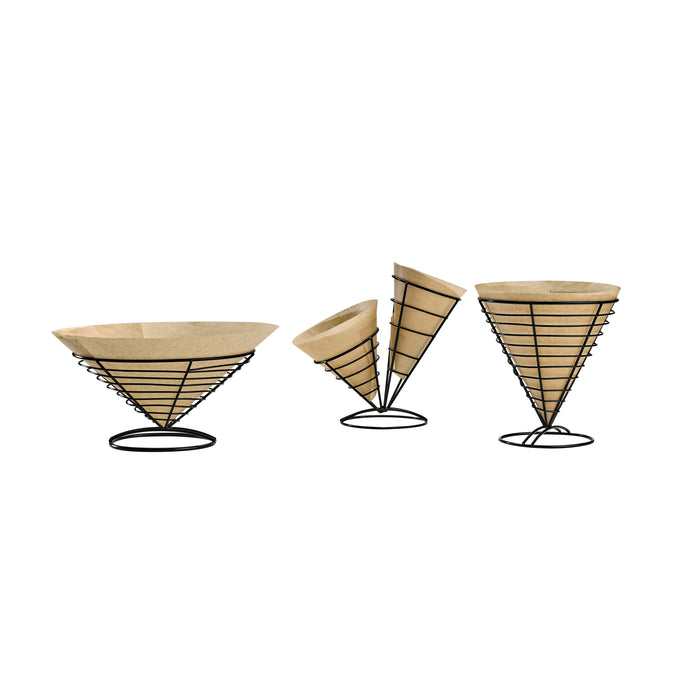 Supporto a forma di cono singolo - Ø 17,5 cm - H 18,5 cm - 6 pezzi
