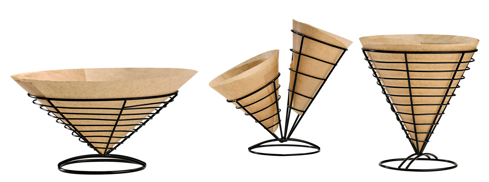 Supporto a forma di cono singolo - Ø 23 cm - H 12,5 cm - 6 pezzi