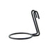 Porta contenitore in metallo nero  H70mm