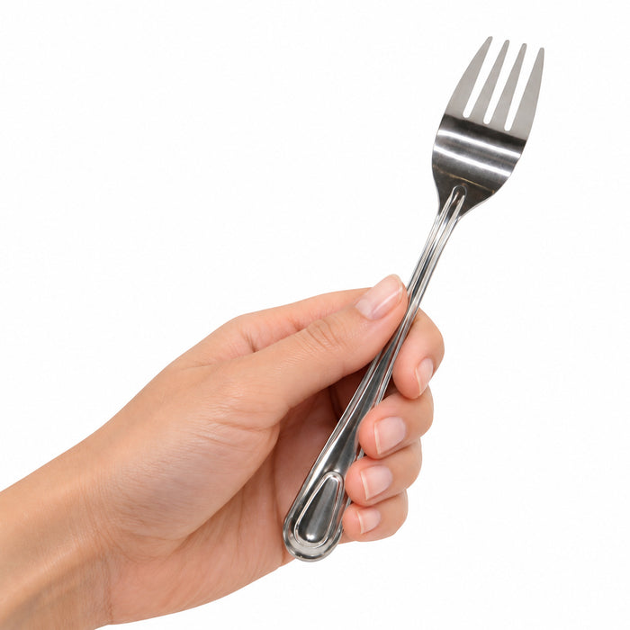 Quadrato forcella in acciaio inox con custodia, da lavare prima dell'uso - 16,3 cm x 2,5 cm x 1,1 cm - 50 pezzi