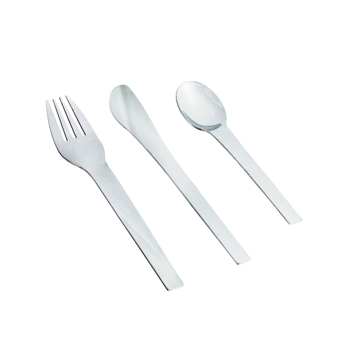 Quadrato forcella in acciaio inox con custodia, da lavare prima dell'uso  163x25mm H11mm