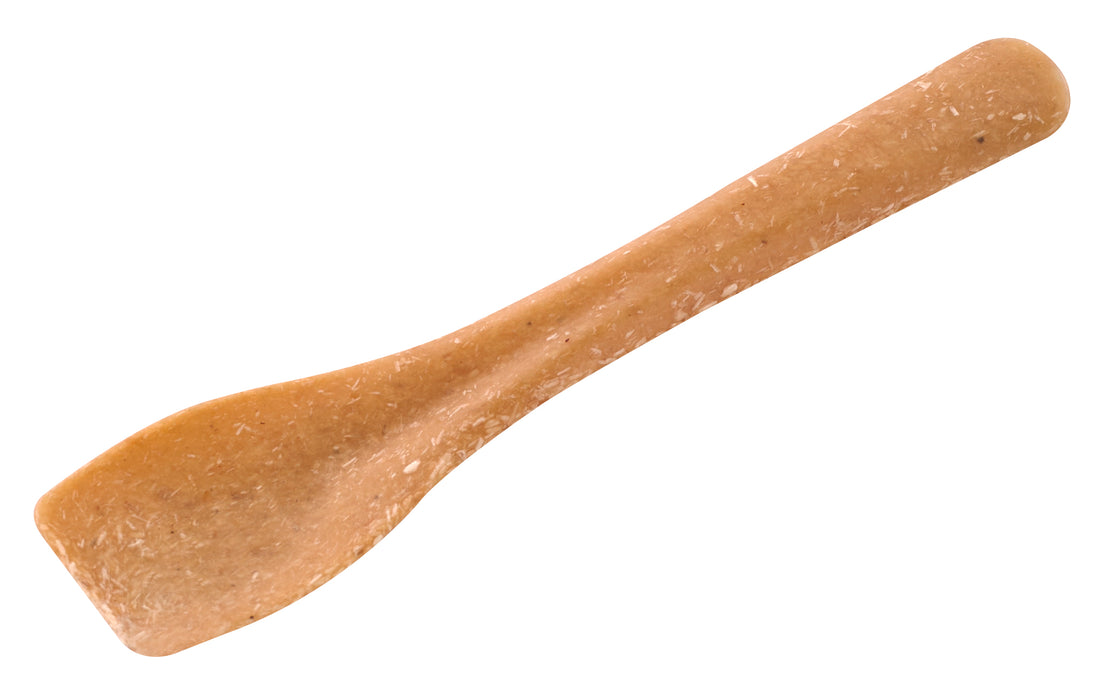Cucchiaio da gelato in legno composito, riutilizzabile (FOR50) - H 9,5 cm - 660 pezzi