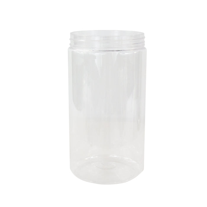 Barattolo Bokotwist in PET riutilizzabile (PET1) - 1000 ml - Ø 8,9 cm - H 16,7 cm - 80 pezzi