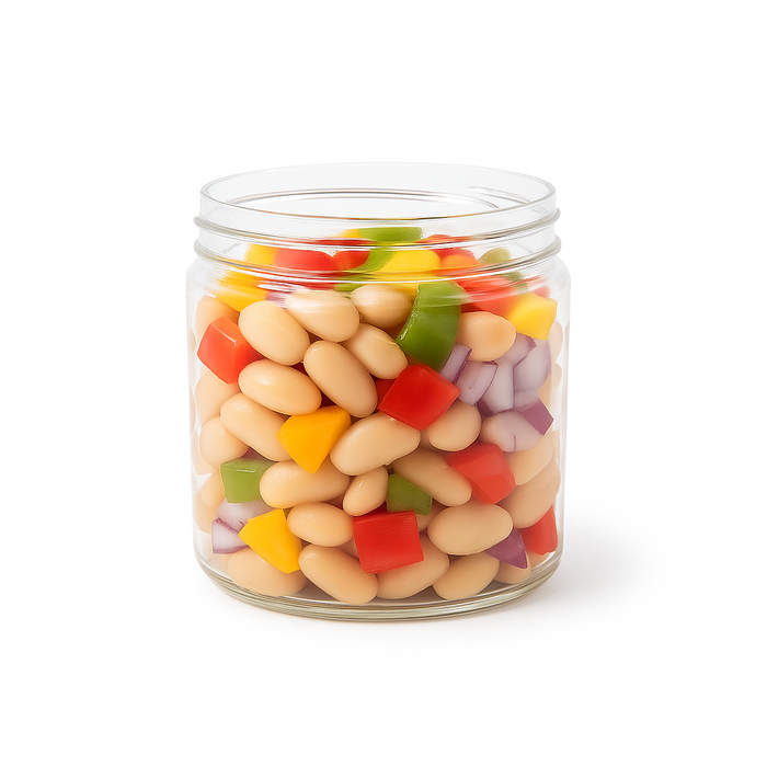 Barattolo Bokotwist in PET riutilizzabile (PET1)  H115mm 400ml
