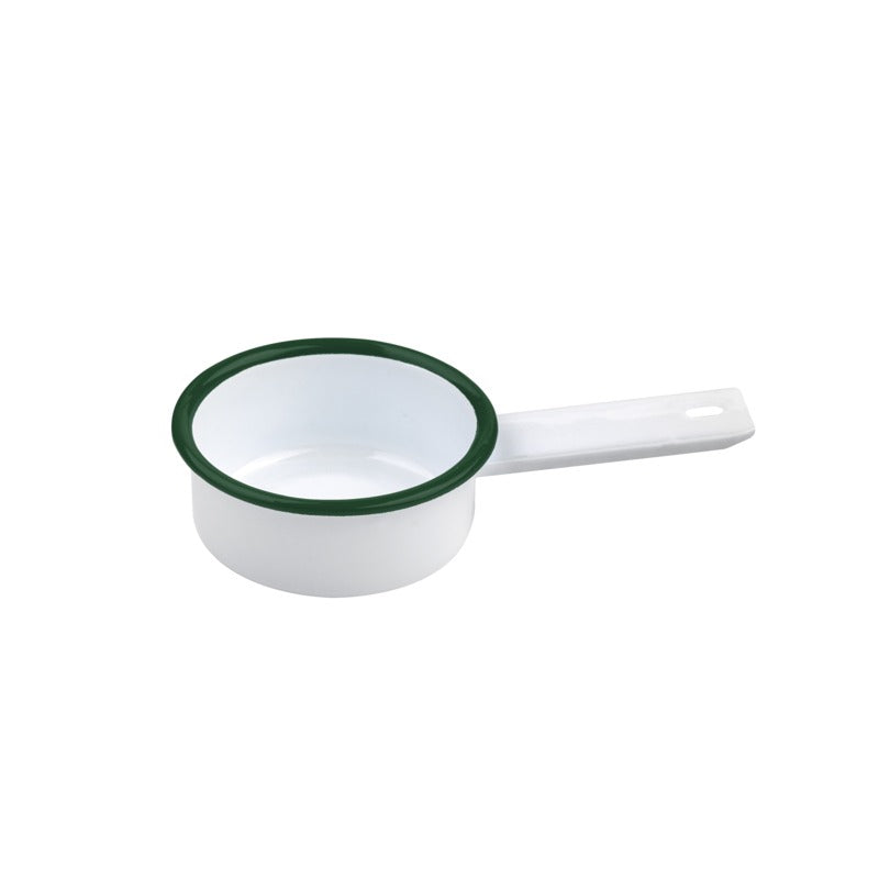 Casseruola smaltata con bordo verde (42)  H30mm 100ml