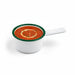 Casseruola smaltata con bordo verde (42)  H47mm 200ml