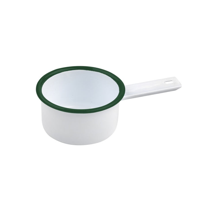 Casseruola smaltata con bordo verde (42)  H47mm 200ml