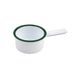 Casseruola smaltata con bordo verde (42)  H47mm 200ml