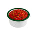 Scodella Enamely smaltata con bordo verde (42)  H45mm 160ml