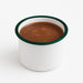 Scodella Enamely smaltata con bordo verde (42)  H80mm 350ml