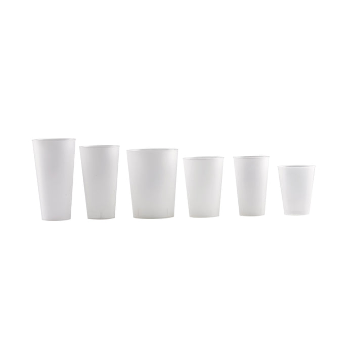 "Festival" bicchiere riutilizzabile in PP - 620 ml - Ø 8,7 cm - H 16,1 cm - 238 pezzi