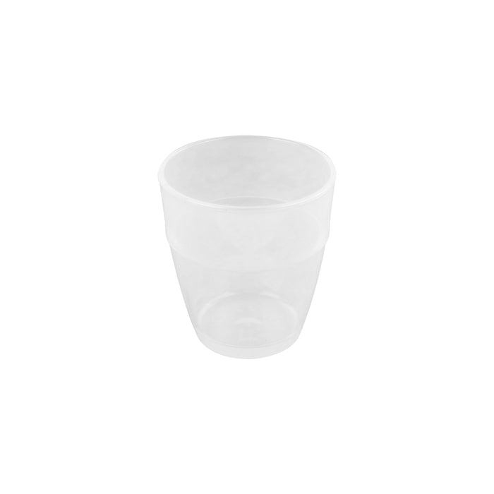 CUPOLY bicchiere in PP riutilizzabile impilabile - 88 ml - Ø 5,5 cm - H 6 cm - 72 pezzi