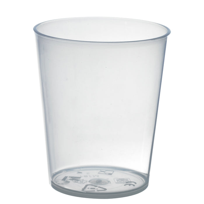 CUPOLY bicchiere in PP riutilizzabile - 200 ml - Ø 7,3 cm - H 8,5 cm - 18 pezzi
