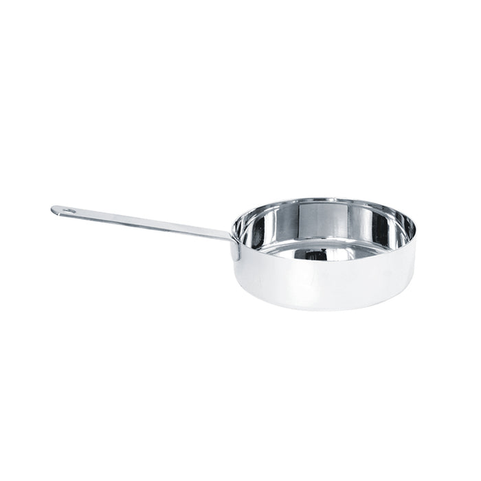 Pentolino in acciaio inox - 350 ml - Ø 12,5 cm - H 3,5 cm - 6 pezzi