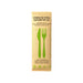 Set posate in acciaio inox 3/1 con custodia in carta (FE40 + PAP22) 210x60mm H15mm
