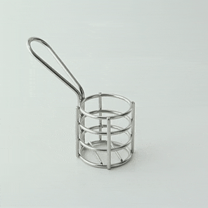 Mini cestino friggitrice in metallo  H51mm