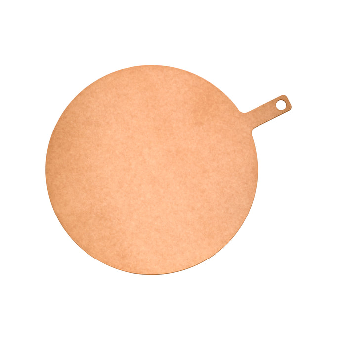 Tavola rotonda Phoenix Colore naturale in fibra di legno - 46 cm x 35,5 cm x 0,6 cm - 4 pezzi