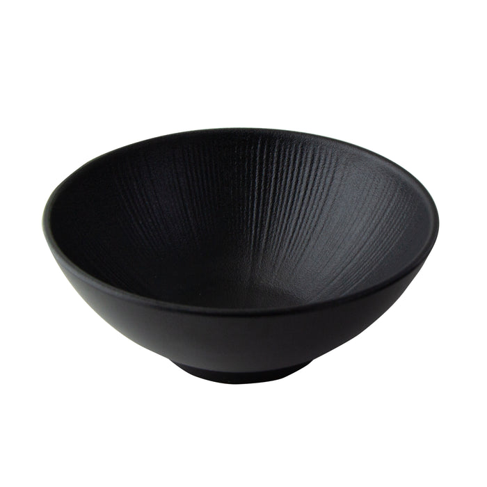 Ciotola nera riutilizzabile Black Phoenix - 500 ml - Ø 15,6 cm - H 6,25 cm - 12 pezzi
