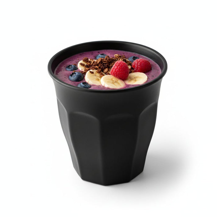 Tazza da caffè nera riutilizzabile Black Phoenix - 200 ml - Ø 8,9 cm - H 8,9 cm - 24 pezzi