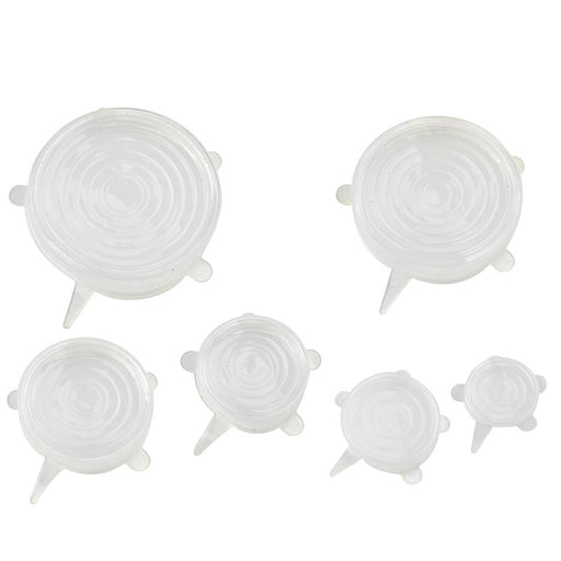 Set di 6 coperchi in silicone riutilizzabili  H30mm