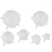 Set di 6 coperchi in silicone riutilizzabili  H30mm
