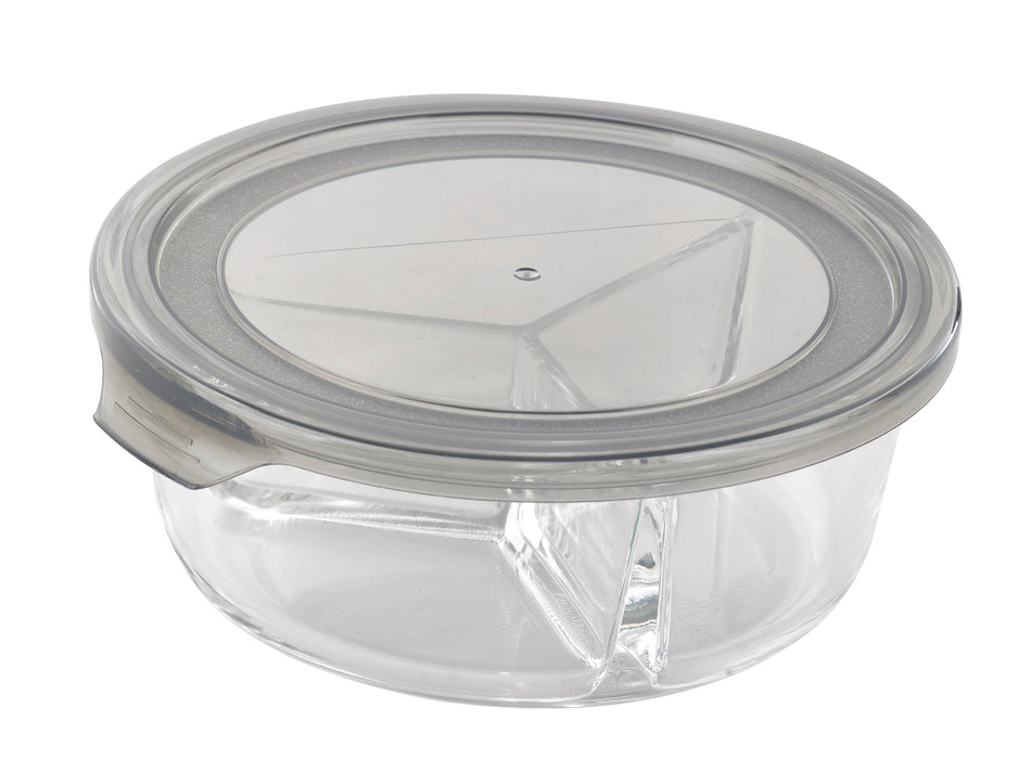 COOK SHOW Ciotola a scomparti + coperchio in PP  H66mm 930ml
