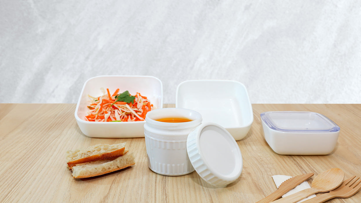 Cook show Ciotola + coperchio in PP - 500 ml - Ø 10,4 cm - H 9,6 cm - 24 pezzi