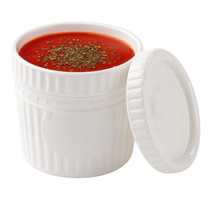 Cook show Ciotola + coperchio in PP - 500 ml - Ø 10,4 cm - H 9,6 cm - 24 pezzi