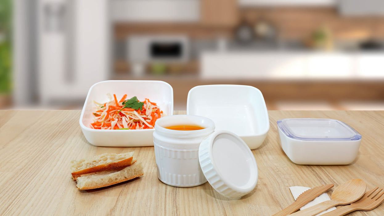 Cook show Ciotola + coperchio in PP - 250 ml - Ø 10,5 cm - H 5 cm - 36 pezzi