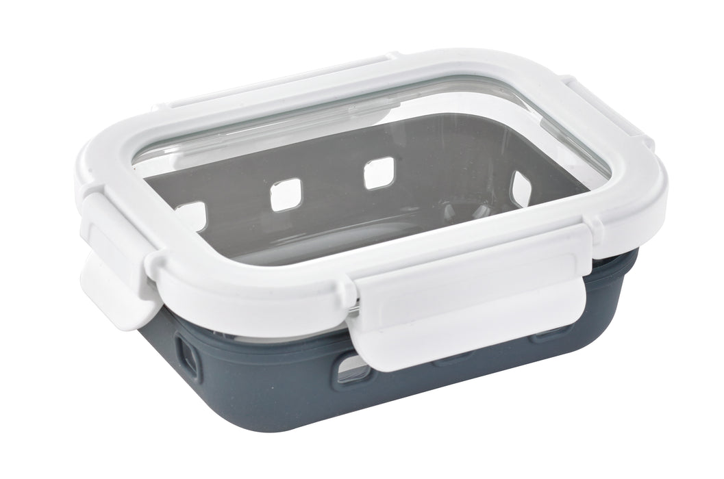 Cook Show Scatola + Copertura trasparente + Protezione in silicone - 370 ml - 14,5 cm x 10,5 cm x 4,7 cm - 24 pezzi