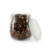 Vasetto in vetro tondo con tappo in PP (GL70 + PP5)  H73mm 200ml