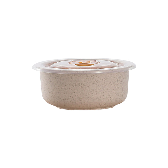 Ciotola Huskly riutilizzabile in materiale composito beige - 300 ml - Ø 10 cm - H 5,8 cm - 40 pezzi
