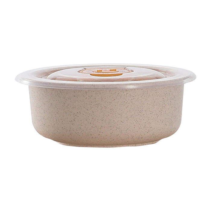 Ciotola Huskly riutilizzabile in materiale composito beige - 900 ml - Ø 15 cm - H 7,5 cm - 20 pezzi