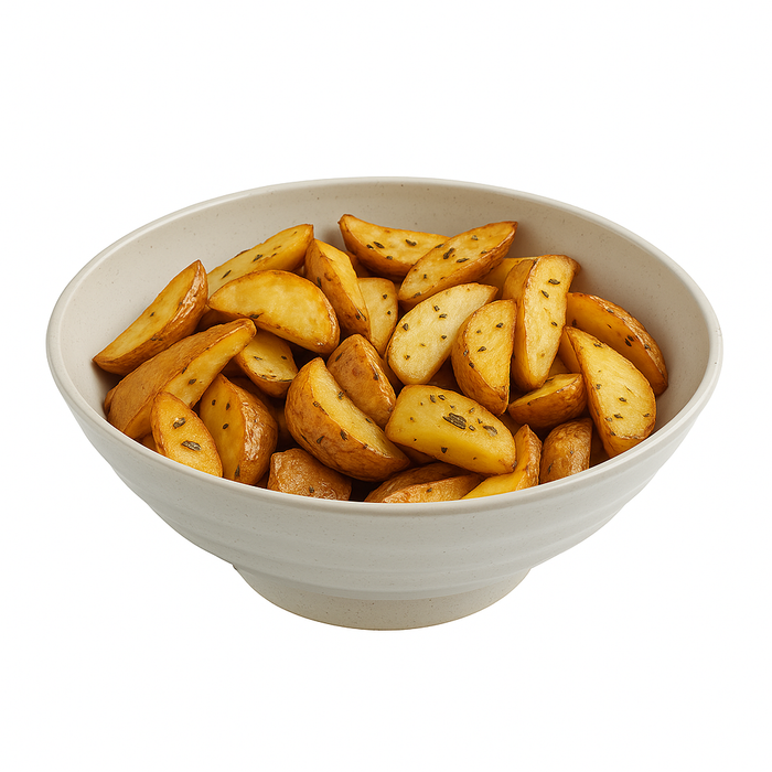 Ciotola Huskly riutilizzabile in materiale composito beige - 1000 ml - Ø 19 cm - H 7,5 cm - 12 pezzi