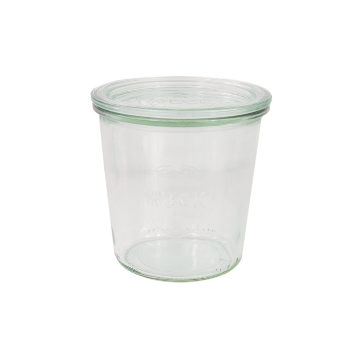 Barattolo Weck in vetro + cop per vasocottura (GL70) - 580 ml - Ø 10 cm - H 11 cm - 6 pezzi