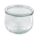 Barattolo Weck con coperchio in vetro incluso, guarnizioni e ganci venduti separatamente (GL70)  H85mm 480ml