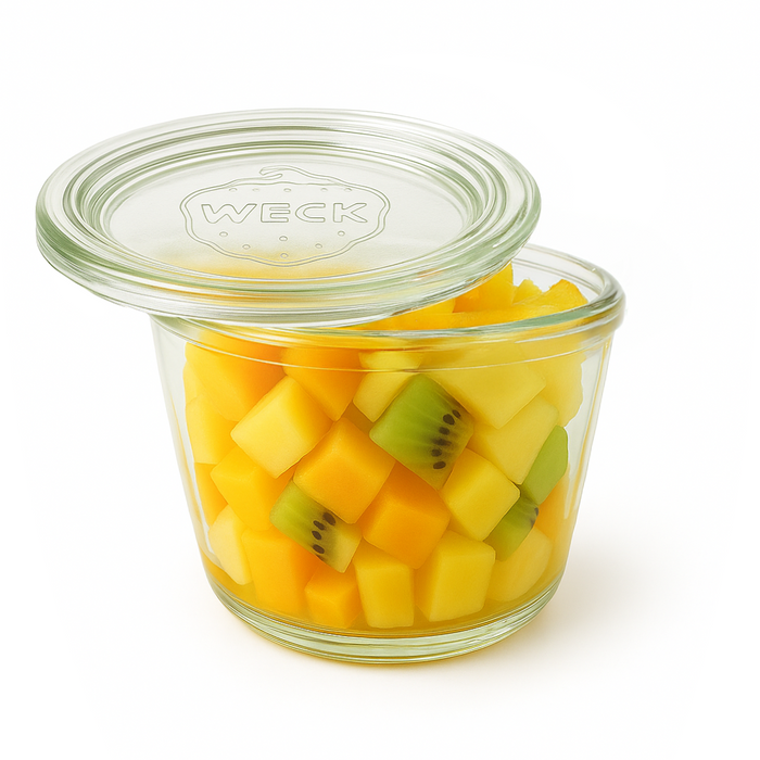 Barattolo Weck in vetro + cop per vasocottura (GL70)  H60mm 200ml