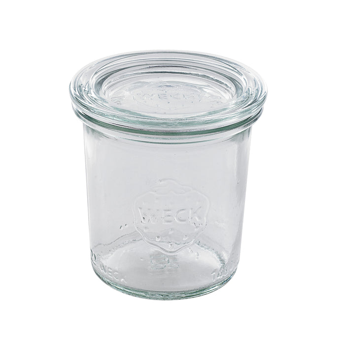 Barattolo Weck con coperchio in vetro incluso, guarnizioni e ganci venduti separatamente (GL70) - 140 ml - Ø 6 cm - H 6,9 cm - 12 pezzi