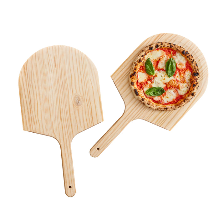 Pala da pizza in legno (FOR50) - 55,88 cm x 30 cm x 1,2 cm - 2 pezzi