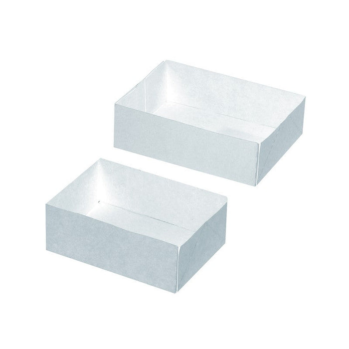 Scatola da pasticceria in cartone kraft senza coperchio 160x120mm H50mm