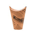 Pote de cartón marrón con cierre decoración News para Burritos/Wraps/Snacks 480ml A123mm - 50Uds