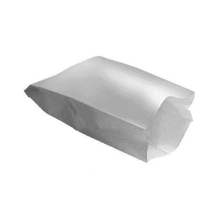 Sacchetto in carta bianca laminata per trancio pizza 170x60mm H280mm