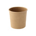 Tarrina de cartón kraft para caliente/frío 360ml Ø90mm A89mm - 50Uds